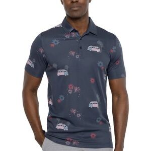 Travis Mathew Firework Display Golf Polo